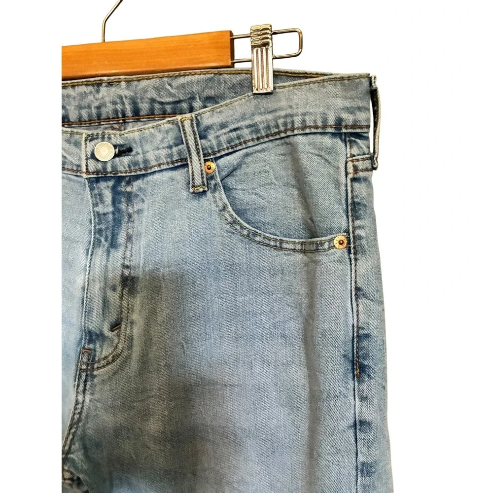Levis 517 Slim Fit Light Blue Denim Jeans Size 36x30 100% Cotton Classic Style